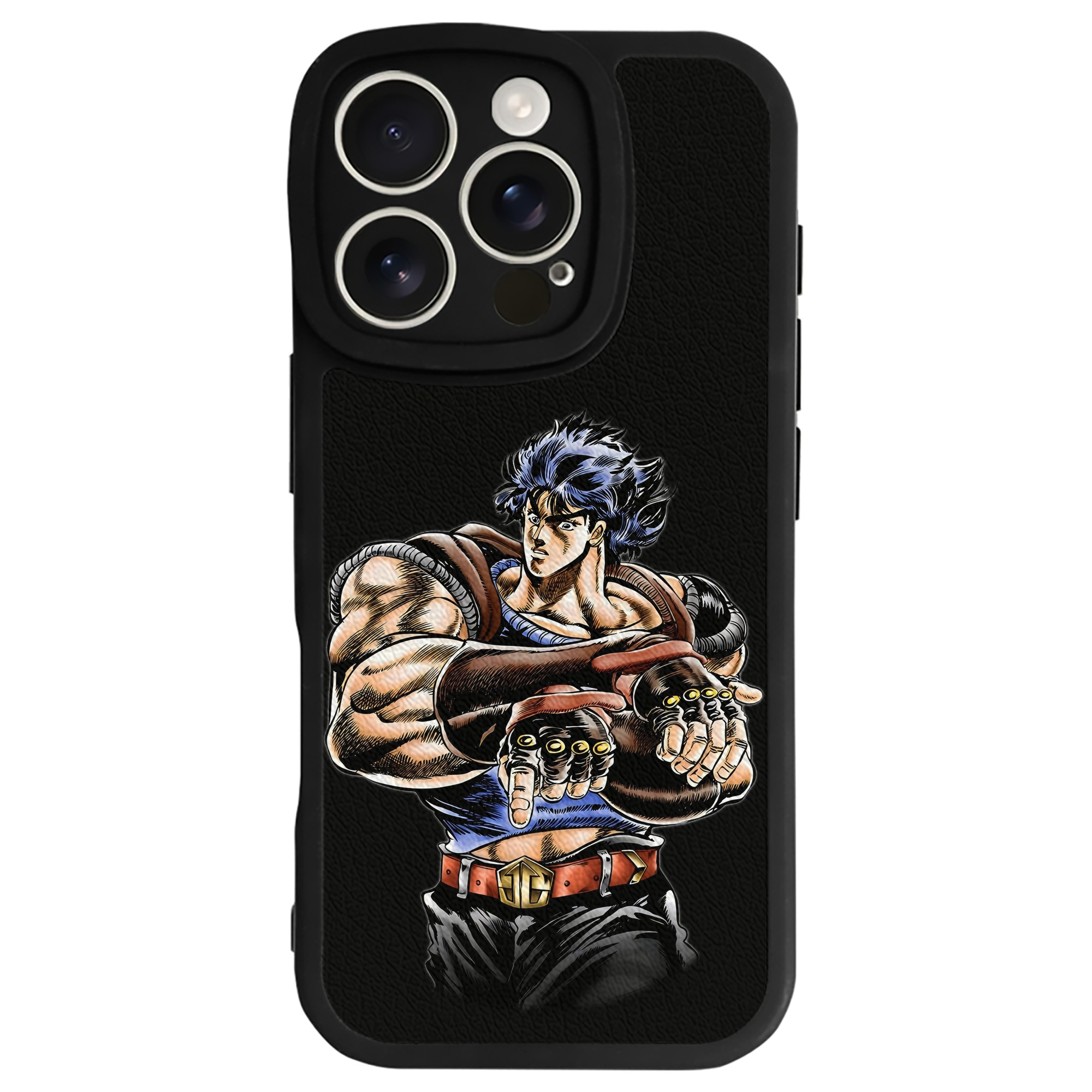 （画像用） ジョジョの奇妙な冒険 /ジョナサン?ジョースター JoJo's Bizarre Adventure Jonathan Joestar 【iPhone 16シリーズ対応】シリコンスマホケース（レザー調） 材質：シリコン